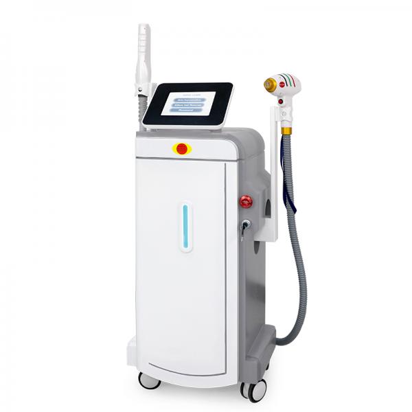 Dual Handle Pico Laser Diode 808 nm Laser Hair Removal 2 in 1 Tattoo R...